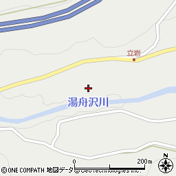 湯舟沢川周辺の地図