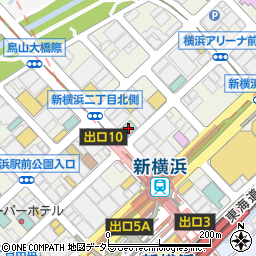 新横浜国際ホテルメインタワー周辺の地図