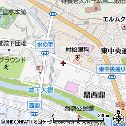 長野県飯田市鼎西鼎606周辺の地図