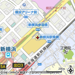 新横浜プリンスホテル周辺の地図