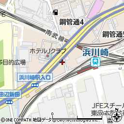 日進レンタカー株式会社　川崎営業所周辺の地図