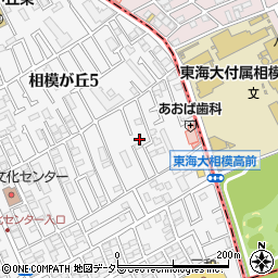 神奈川県座間市相模が丘5丁目40周辺の地図