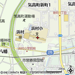 鳥取市立浜村小学校周辺の地図