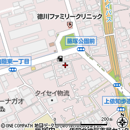 神奈川県厚木市上依知1358周辺の地図