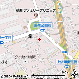 神奈川県厚木市上依知1361周辺の地図