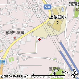 神奈川県厚木市上依知1486-1周辺の地図