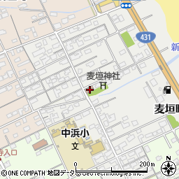 鳥取県境港市麦垣町6周辺の地図