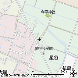 千葉県大網白里市星谷183周辺の地図