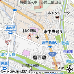 セブンイレブン飯田水の手店周辺の地図