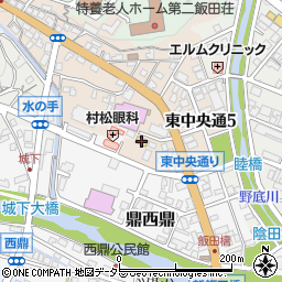 セブンイレブン飯田水の手店周辺の地図