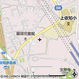 神奈川県厚木市上依知1491周辺の地図