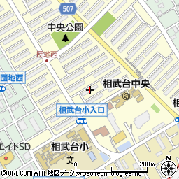 相武台団地２２１０号棟周辺の地図