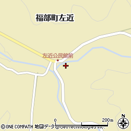 鳥取県鳥取市福部町左近157周辺の地図