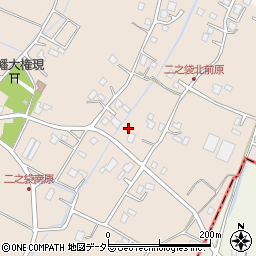 千葉県東金市二之袋70-2周辺の地図