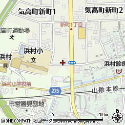 鳥取県鳥取市気高町新町1丁目118周辺の地図