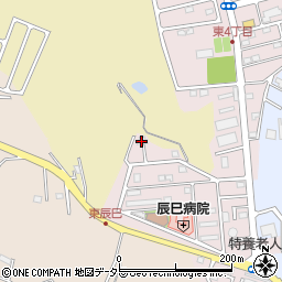 辰巳病院看護婦寮周辺の地図