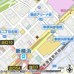 リパーク新横浜３丁目第８駐車場周辺の地図