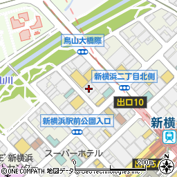 新横浜ラントラクト周辺の地図