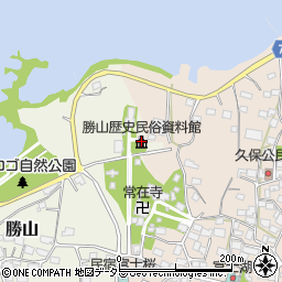 勝山歴史民俗資料館周辺の地図
