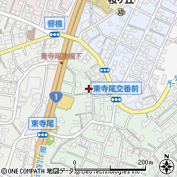 神奈川県横浜市鶴見区東寺尾中台12-23周辺の地図