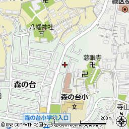 神奈川県横浜市緑区森の台11周辺の地図