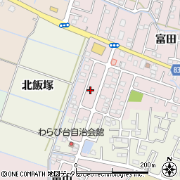 千葉県大網白里市富田2111-47周辺の地図