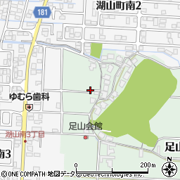 鳥取県鳥取市足山周辺の地図