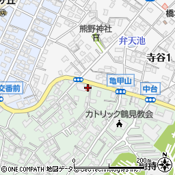 神奈川県横浜市鶴見区東寺尾中台17-25周辺の地図