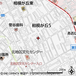 神奈川県座間市相模が丘5丁目26周辺の地図