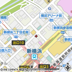 新横浜ヒロクリニック訪問診療周辺の地図