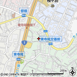 神奈川県横浜市鶴見区東寺尾中台12-22周辺の地図