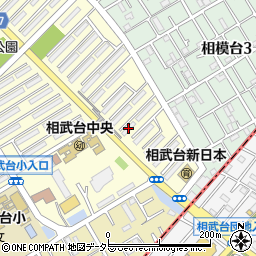 相武台団地１５１５号棟周辺の地図