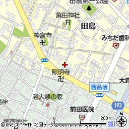 鳥取県鳥取市田島454周辺の地図