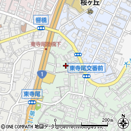 神奈川県横浜市鶴見区東寺尾中台12-21周辺の地図