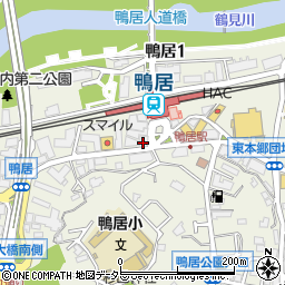 ココカラファイン薬局鴨居駅前店周辺の地図
