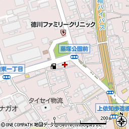 神奈川県厚木市上依知1227周辺の地図