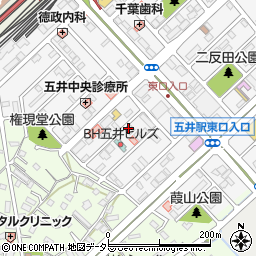 松枝周辺の地図
