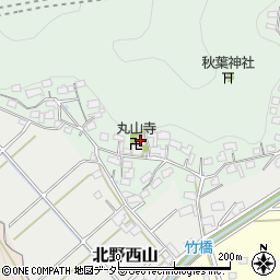 丸山寺周辺の地図