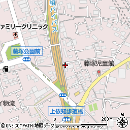 神奈川県厚木市上依知1370-1周辺の地図
