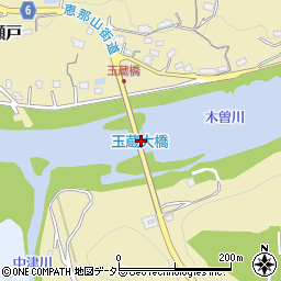 玉蔵橋周辺の地図