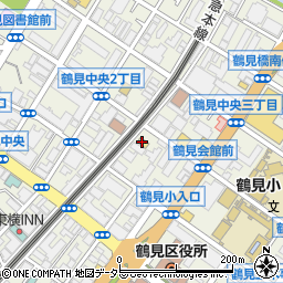 ファミリーマート鶴見中央三丁目店周辺の地図