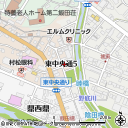 タナカ美容室周辺の地図