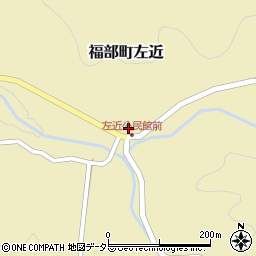 鳥取県鳥取市福部町左近1616周辺の地図
