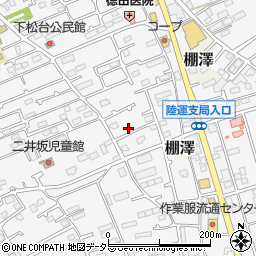 神奈川県愛甲郡愛川町中津3615-1周辺の地図