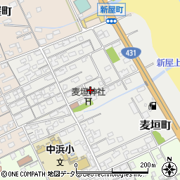 鳥取県境港市麦垣町19-8周辺の地図