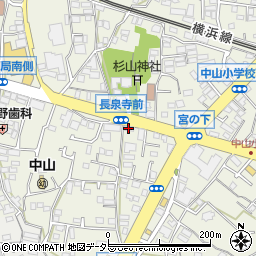 まいばすけっと中山町店周辺の地図