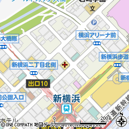 ローソン新横浜３丁目店周辺の地図