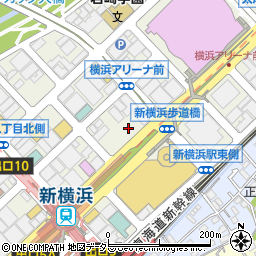 リパーク新横浜３丁目第７駐車場周辺の地図