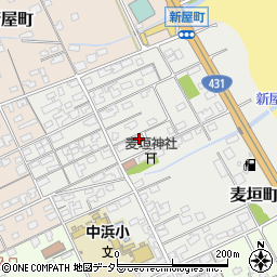 鳥取県境港市麦垣町19-1周辺の地図