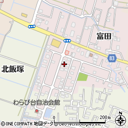 千葉県大網白里市富田2111-99周辺の地図